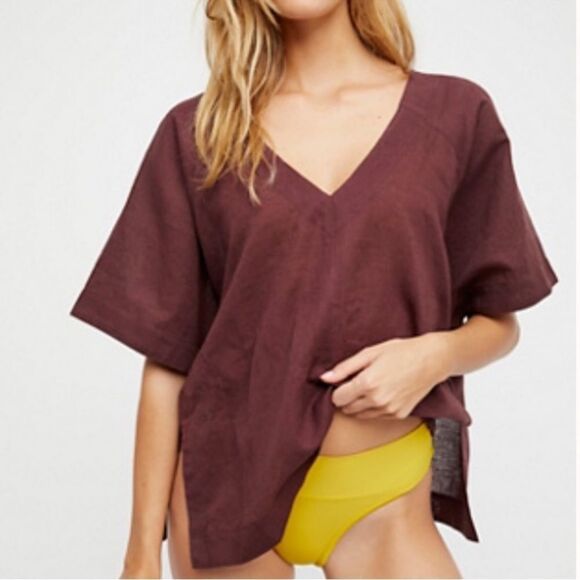 Free People Tops - Free people memory of love linen top